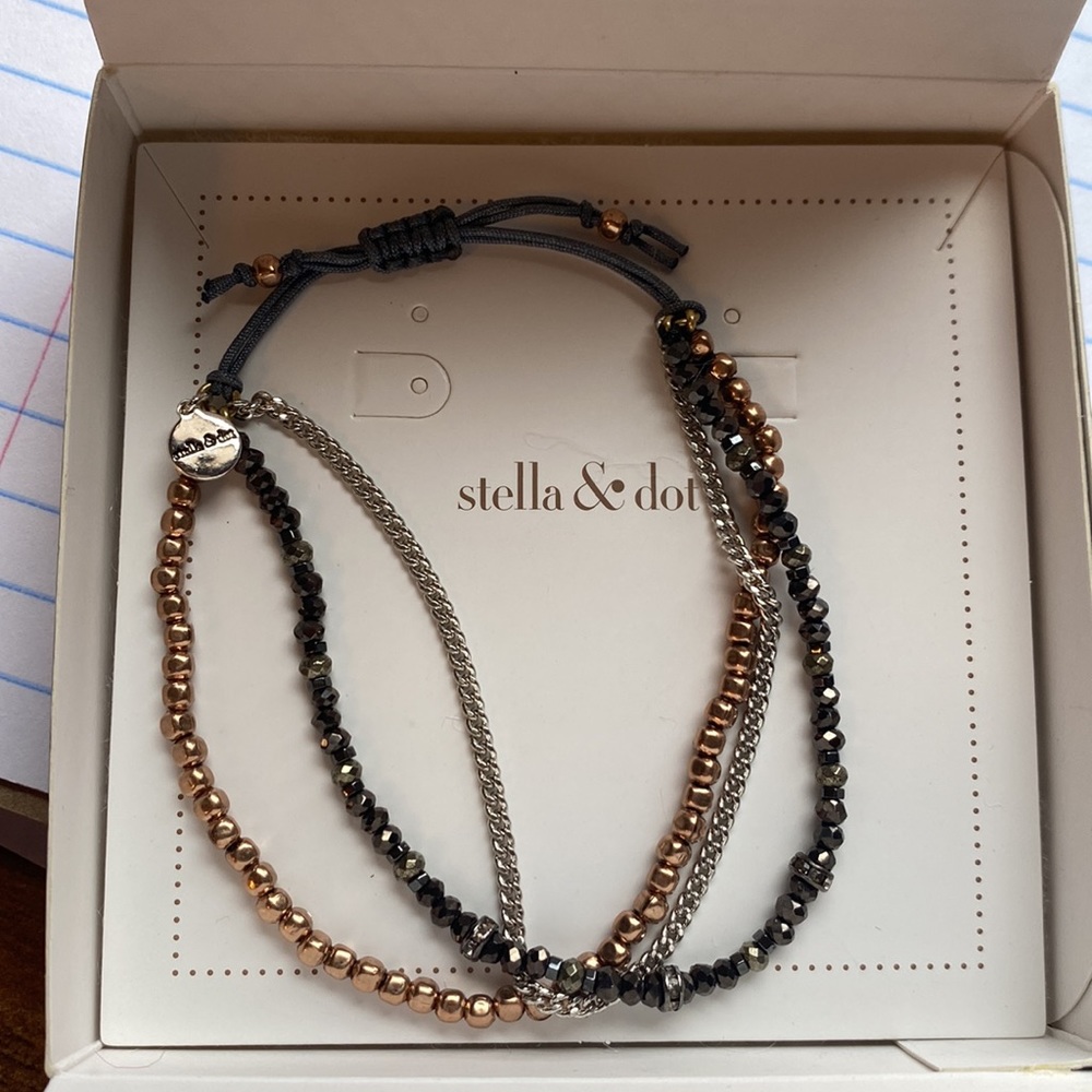 Stella and Dots Fortitude Wishing Bracelet, NWT.
